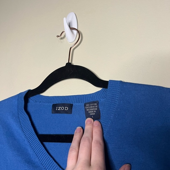 Izod Cotton Sweater Vest - Picture 5 of 8